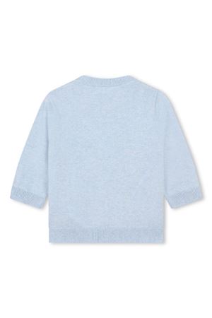 light-blue cotton jumper GIVENCHY KIDS | H3047177D